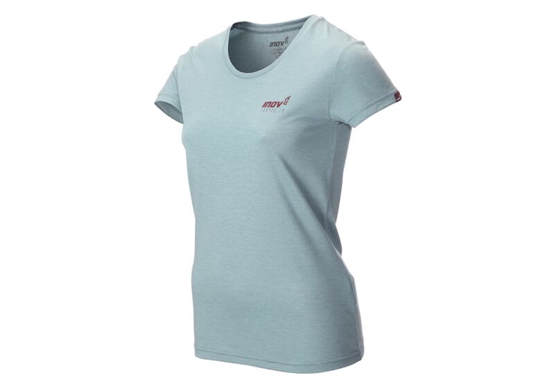 Inov-8 Tri Blend 'forged' Women's T-Shirts Blue Grey UK 903862AVI